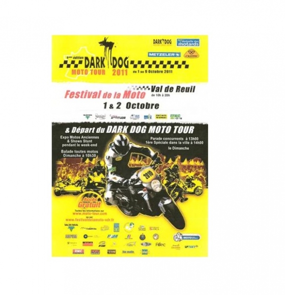 3eme FESTIVAL DE LA MOTO avec le DARK DOG TOUR 2011