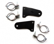 Paire de pattes phare type Modern-Racer noire